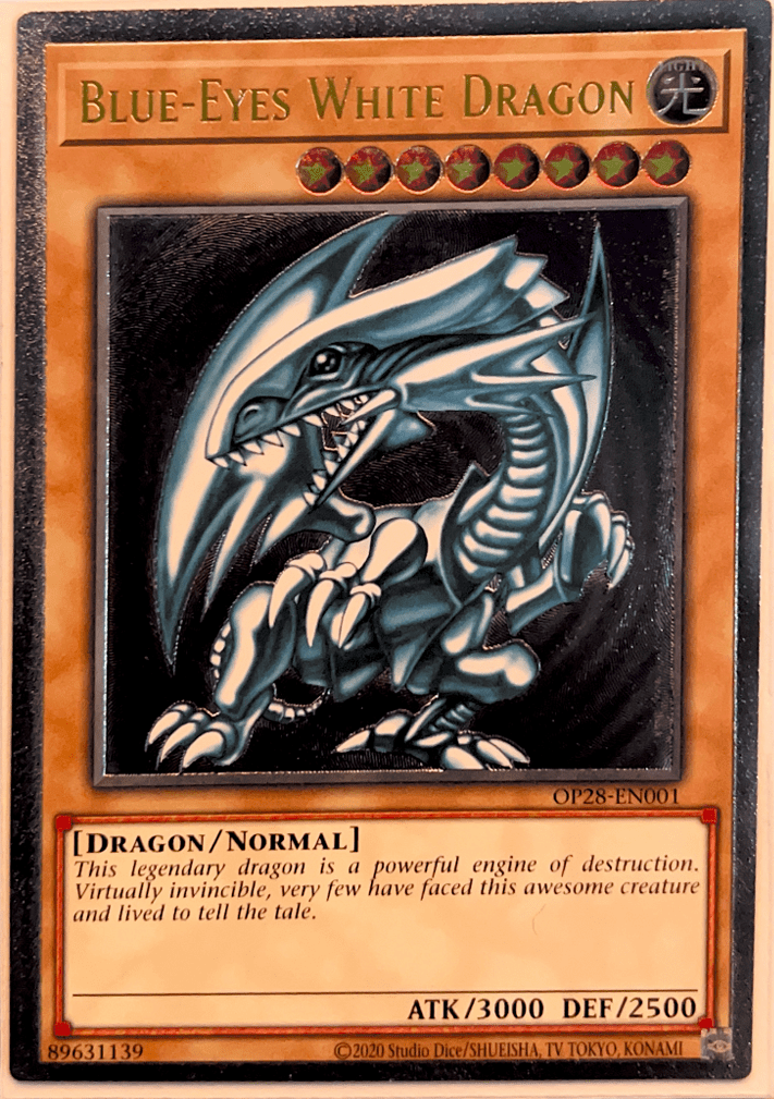 Blue-Eyes White Dragon – OTS Card